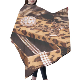 Personality  Jewel Bijouterie Hair Cutting Cape