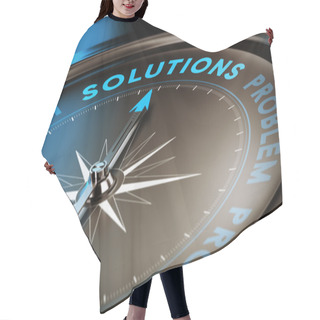 Personality  Advice And Support Service Concept Hair Cutting Cape