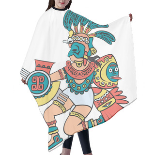 Personality  Aztec God, Color Version Hair Cutting Cape