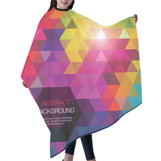 Personality  Abstract Geometric Background Hair Cutting Cape