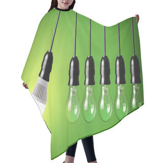 Personality  LED Bulb And Simple Light Bulbs Hair Cutting Cape