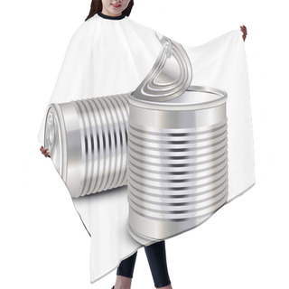 Personality  Food Tin Cans Hair Cutting Cape