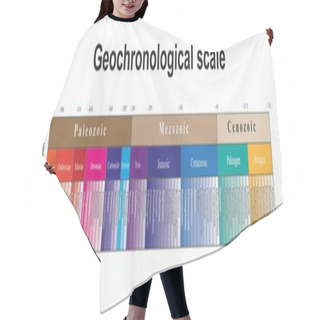 Personality  The Geochronological Scale Showing Differentes Geological Times. International Chronostratigraphic Units. Hair Cutting Cape