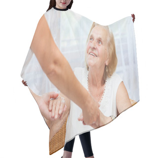 Personality  Providing Care For Elderly  Hair Cutting Cape