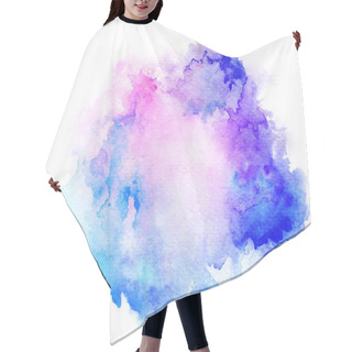 Personality  Ink Blue Watercolor Background Hair Cutting Cape
