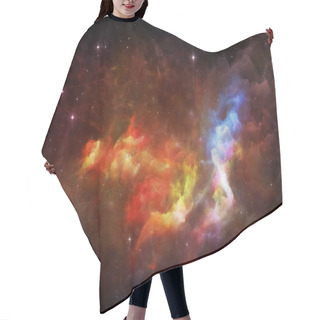 Personality  Deep Space Series. Interplay Of Space Nebula, Dust Clouds And Stars On The Subject Of Universe, Nature, Science And Imagination Hair Cutting Cape