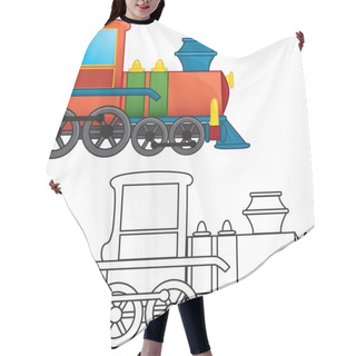 Personality  Train Toy Hair Cutting Cape