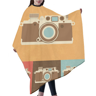 Personality  Retro Icons - Camera Hair Cutting Cape