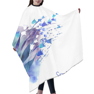 Personality  Watercolor -Lilies Of The Valley - Hair Cutting Cape