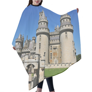 Personality  Picardie, The Picturesque Castle Of Pierrefonds In Oise Hair Cutting Cape
