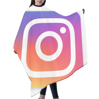 Personality  Instagram Social Media App Icon Hair Cutting Cape
