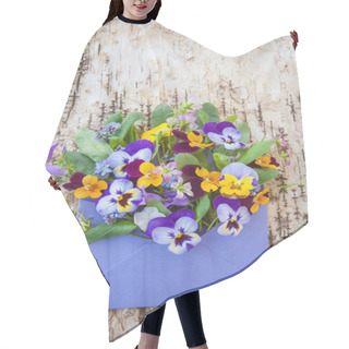 Personality  Little Bouquet Of Spring Flowers Hair Cutting Cape