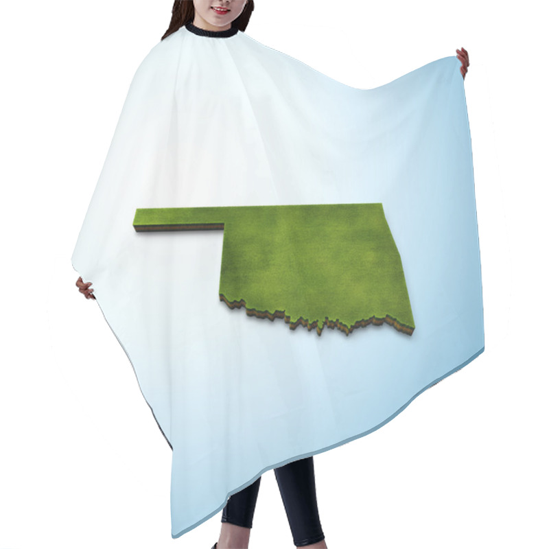 Personality  Oklahoma Map Hair Cutting Cape