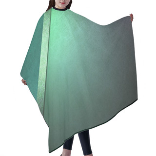 Personality  Blue Green Teal Blackground Hair Cutting Cape