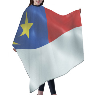Personality  3D Illustration Of A Waving Malaysia State Flag Of Malacca Hair Cutting Cape