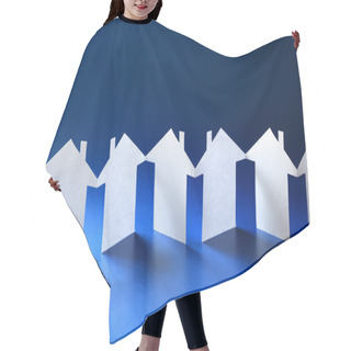 Personality  Paper Chain Community Hair Cutting Cape