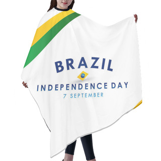 Personality  Brazil Independence Day Vector Design For Banner Print And Greeting Background Hair Cutting Cape