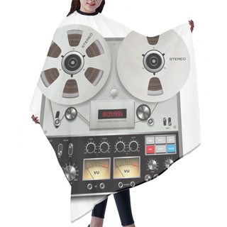 Personality  Audio Tape Recorder Hair Cutting Cape