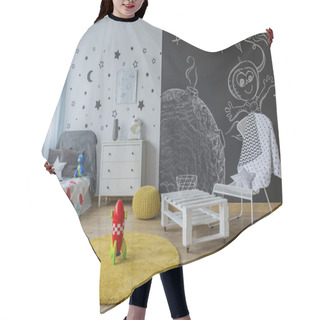 Personality  Boy Astronaut Room Interior Hair Cutting Cape