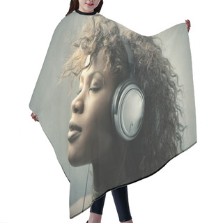 Personality  Enjoy Music Hair Cutting Cape