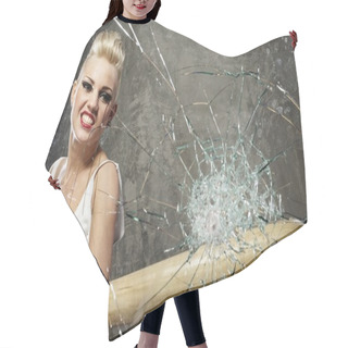 Personality  Punk Girl Hair Cutting Cape