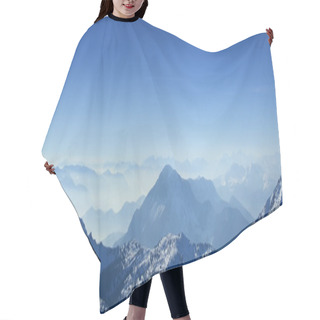 Personality  Mountains Top Panorama Hair Cutting Cape