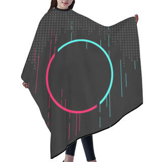 Personality  Abstract Glitch TikTok Background. Vector Illustration. Abstract Background. Light. Futuristic Blue Red Frame Vector Black Background Contrast Color Border Digital Dynamic Elegant. TikTok, Tik Tok Hair Cutting Cape