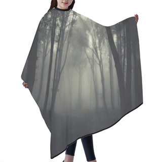 Personality  Old Trees In Dark Forest Hair Cutting Cape