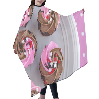 Personality  Valentines Day Candy And Cupcakes Hair Cutting Cape