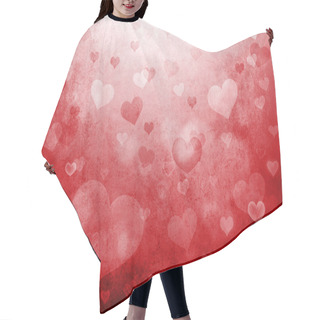 Personality  Heart Background Hair Cutting Cape
