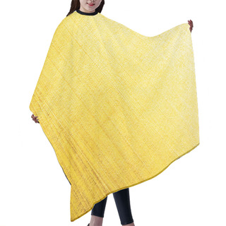 Personality  Top View Of Yellow Watercolor Brushstrokes With Copy Space  Hair Cutting Cape