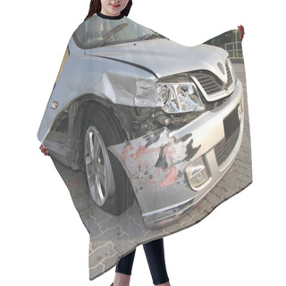 Personality  Wrecked Car Hair Cutting Cape