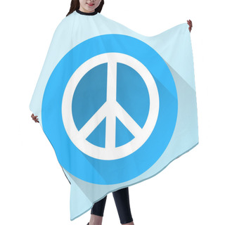 Personality  Peace Emblem Hair Cutting Cape