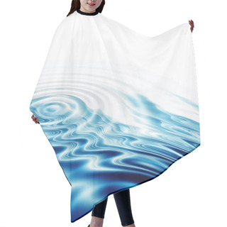 Personality  Crystal Clear Water Ripples Hair Cutting Cape