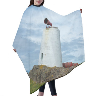 Personality  Foghorn On The Isle Of May Island To Warn Passing Ships Of The Danger Of Rocks Hair Cutting Cape