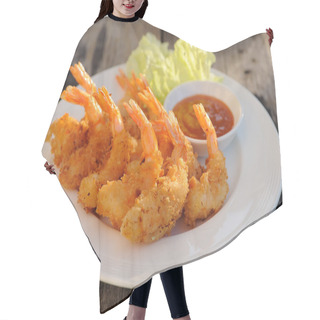 Personality  Fried Shrimp Hair Cutting Cape