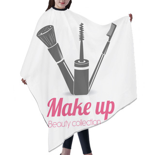 Personality  Make Up Design. Hair Cutting Cape
