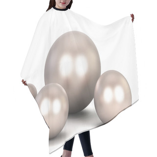 Personality  Group Of Pearls Hair Cutting Cape
