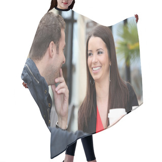 Personality  Couple Coffee Hair Cutting Cape
