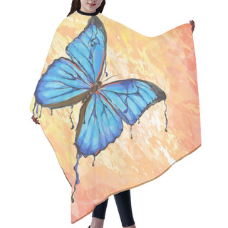 Personality  Butterfly Hair Cutting Cape