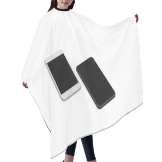 Personality  Modern Smartphones With Blank Screens Hair Cutting Cape