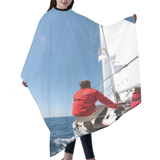 Personality  On Sailing Boat Hair Cutting Cape