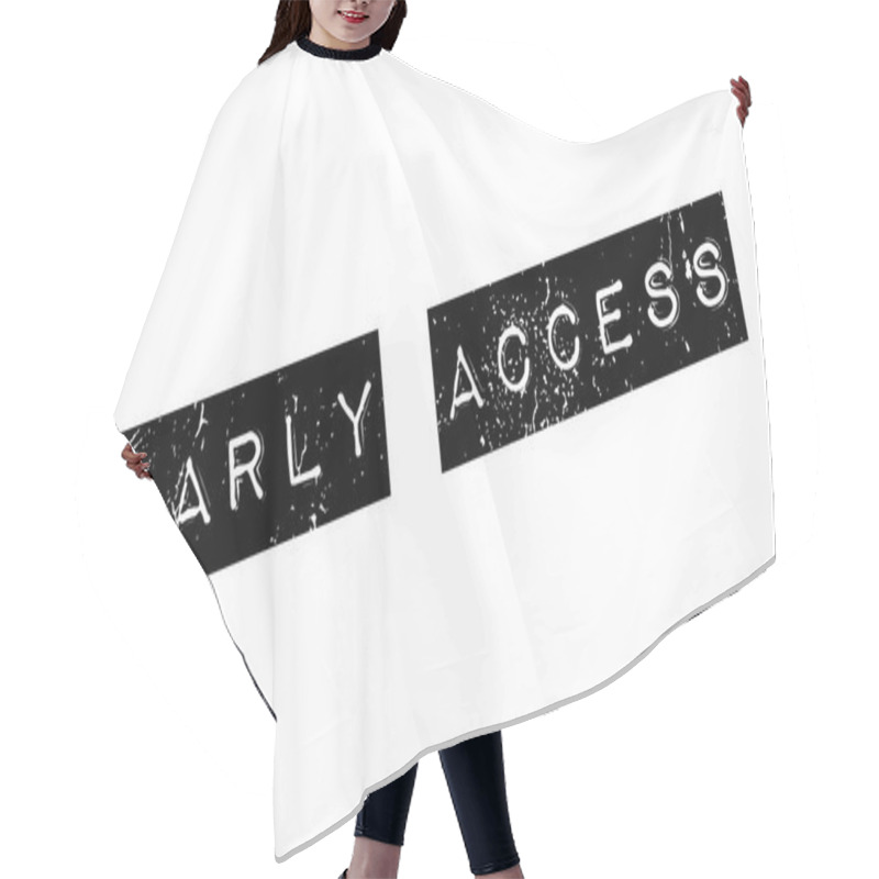 Personality  Early Access Rubber Stamp Hair Cutting Cape