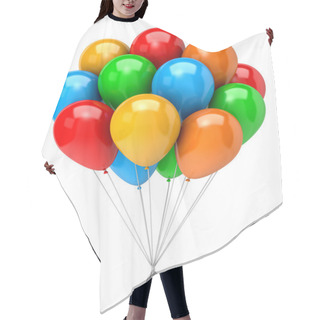 Personality  Balloons Bunch Hair Cutting Cape