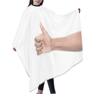 Personality  Hand Showing Thumb Up Hair Cutting Cape