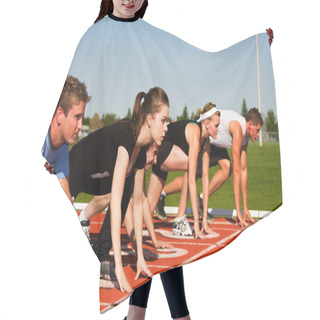 Personality  Starting Line Hair Cutting Cape