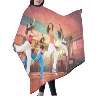 Personality  Fitness Dance Hair Cutting Cape