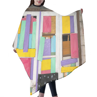 Personality  Colorful Doorway Hair Cutting Cape