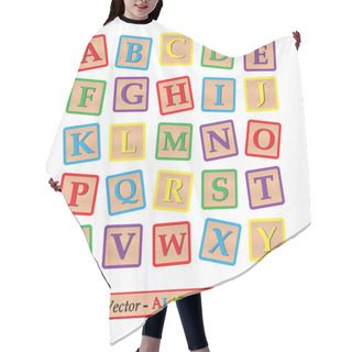 Personality  Colorful Blocks Hair Cutting Cape