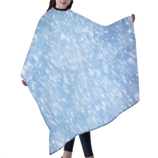 Personality  Background With Snow Hair Cutting Cape